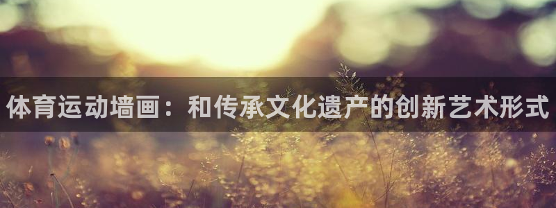 尊龙官网下载开户：体育运动墙画：和传承文化遗产的创新