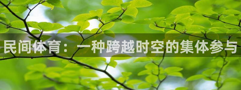 尊龙官方平台体育：民间体育：一种跨越时空的集体参与