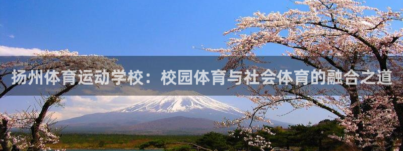 尊龙官网下载平台注册流程视频：扬州体育运动学校：校园体育与社